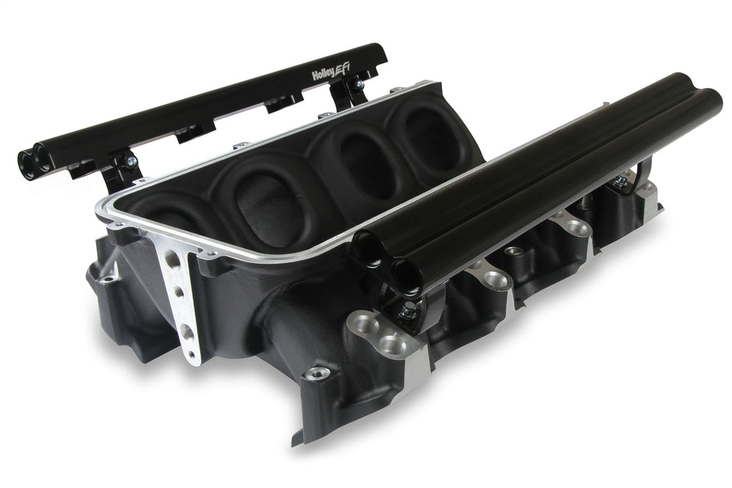 Holley EFI 300-673BK Holley EFI Ultra Lo-Ram Intake Manifold Base - Truck Part Superstore
