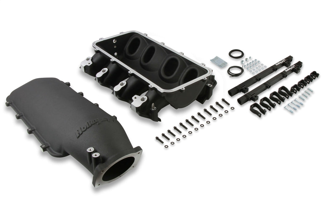 Holley EFI 300-679BK Holley EFI Lo-Ram Intake Manifold Kit - Truck Part Superstore