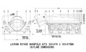 Holley EFI 300-671BK Holley EFI Lo-Ram Intake Manifold Base - Truck Part Superstore