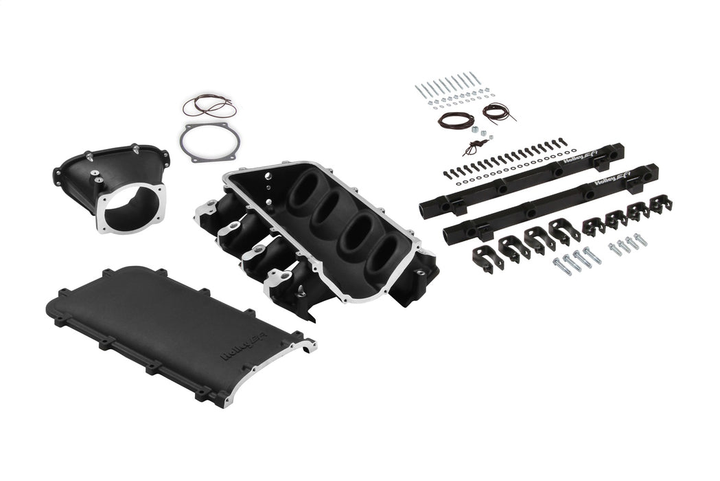 Holley EFI 300-680BK Holley EFI Ultra Lo-Ram Intake Manifold Kit - Truck Part Superstore