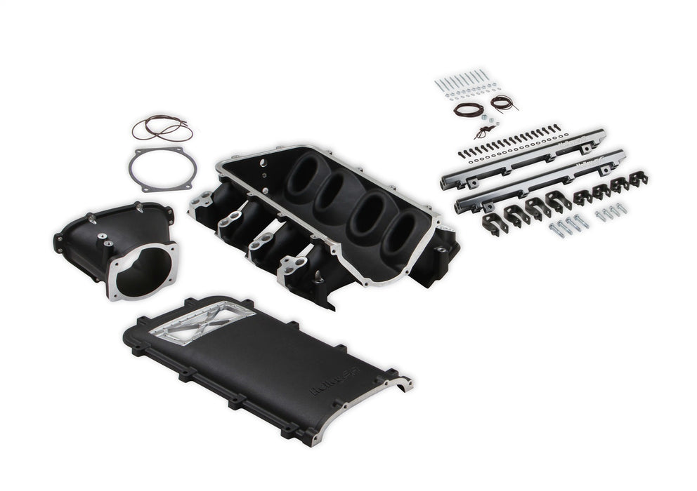 Holley EFI 300-684BK Holley EFI Ultra Lo-Ram Intake Manifold Kit - Truck Part Superstore