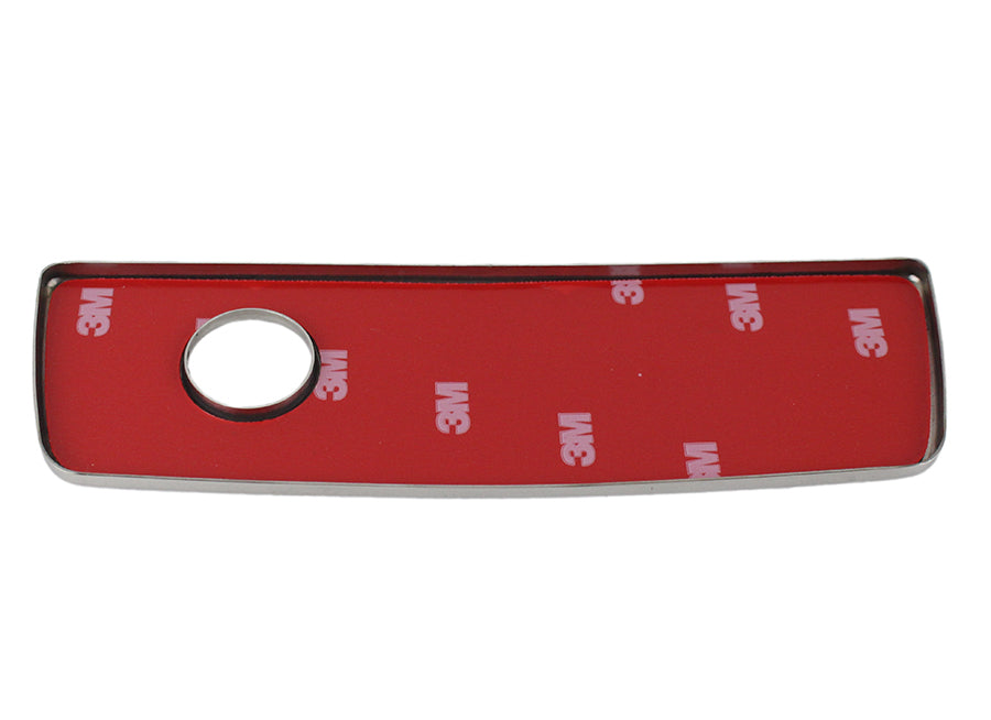 Kentrol 30001 Jeep JK Glove Box Door Handle Cover 07-18 Wrangler JK Polished Silver Kentrol - Truck Part Superstore