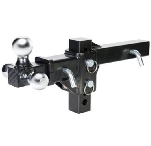 Husky Towing 30001 Fits 2" Recvr 2000-10000-14000 Gross Chr 1-7/8" & 2" & 2-5/16" Adjustable Black - Truck Part Superstore