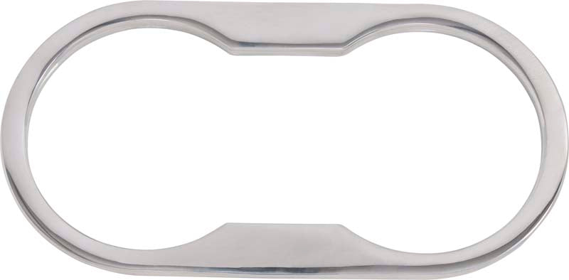 Kentrol 30002 Jeep JK Cup Holder Bezel 07-10 Wrangler JK Polished Silver Kentrol - Truck Part Superstore