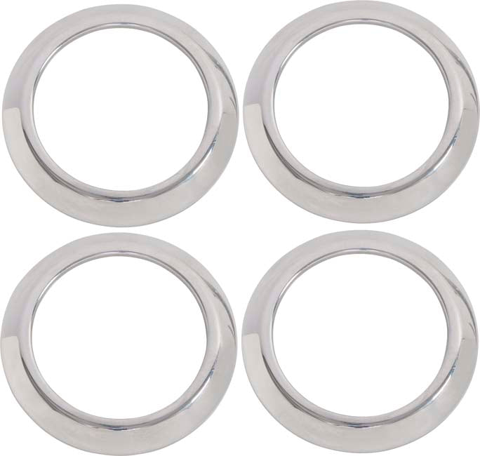 Kentrol 30004 Jeep JK Air Vent Bezels 4 Pieces 07-10 Wrangler JK Polished Silver Kentrol - Truck Part Superstore