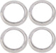 Kentrol 30004 Jeep JK Air Vent Bezels 4 Pieces 07-10 Wrangler JK Polished Silver Kentrol - Truck Part Superstore
