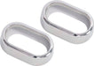 Kentrol 30006 Jeep JK Interior Door Handle Bezels Pair 07-10 Wrangler JK Polished Silver Kentrol - Truck Part Superstore