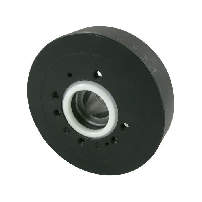 Top Street Performance 30006 Ford Small Block Early (221-351) Satin Black Steel 6.4" Harmonic Balancer/Damper - Truck Part Superstore