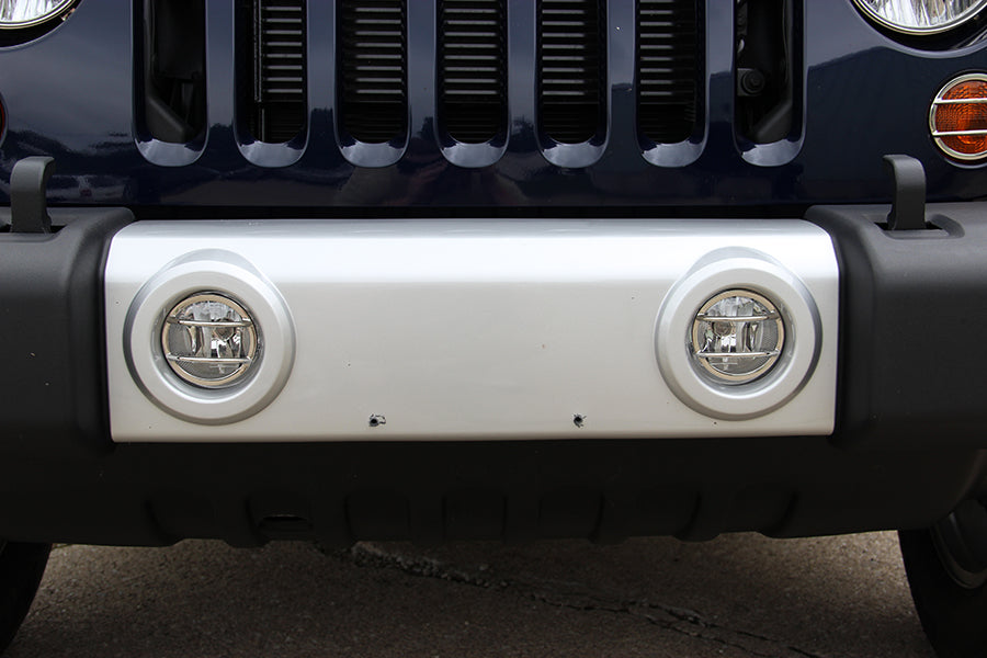 Kentrol 30009 Jeep JK Front Marker Covers Pair 07-18 Wrangler JK Polished Silver Kentrol - Truck Part Superstore