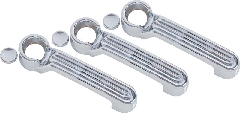 Kentrol 30011 Jeep JK Exterior Door Handle Covers 6 Pieces 07-18 Wrangler JK Polished Silver Kentrol - Truck Part Superstore