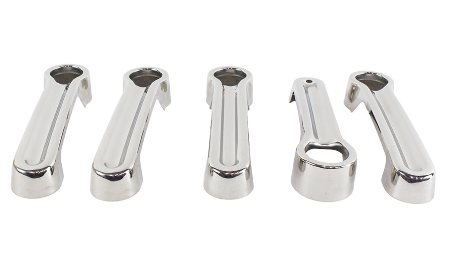 Kentrol 30012 Jeep JK Exterior Door Handle Covers 10 Pieces 07-18 Wrangler JK Polished Silver Kentrol - Truck Part Superstore