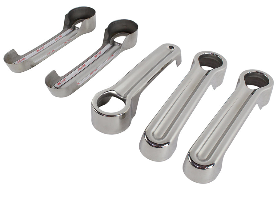 Kentrol 30012 Jeep JK Exterior Door Handle Covers 10 Pieces 07-18 Wrangler JK Polished Silver Kentrol - Truck Part Superstore