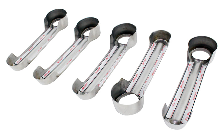 Kentrol 30012 Jeep JK Exterior Door Handle Covers 10 Pieces 07-18 Wrangler JK Polished Silver Kentrol - Truck Part Superstore