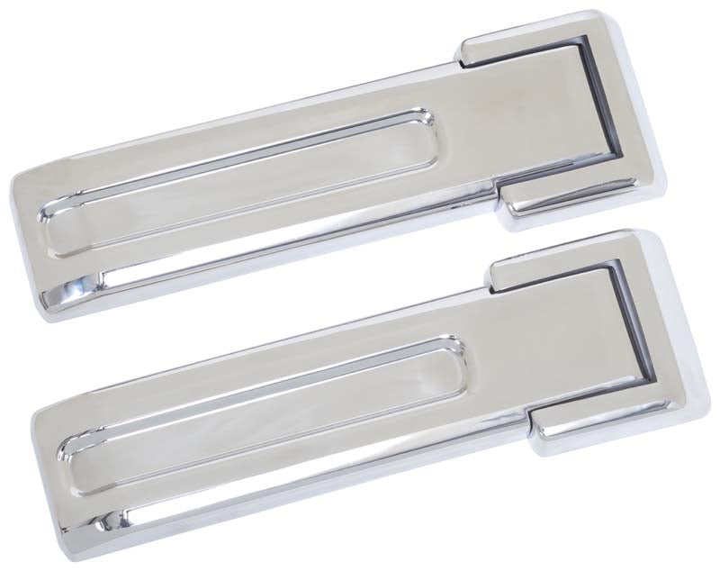 Kentrol 30017 Jeep JK Tailgate Hinge Overlays 4 Pieces 07-18 Wrangler JK Polished Silver Kentrol - Truck Part Superstore