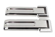 Kentrol 30017 Jeep JK Tailgate Hinge Overlays 4 Pieces 07-18 Wrangler JK Polished Silver Kentrol - Truck Part Superstore