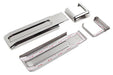 Kentrol 30017 Jeep JK Tailgate Hinge Overlays 4 Pieces 07-18 Wrangler JK Polished Silver Kentrol - Truck Part Superstore