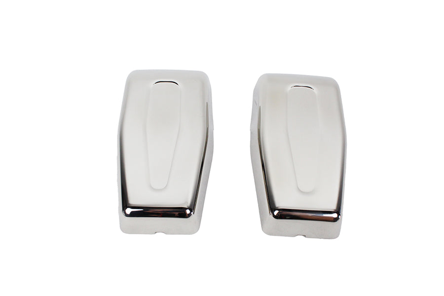 Kentrol 30018 Jeep JK Liftgate Hinge Overlays Pair 07-18 Wrangler JK Polished Silver Kentrol - Truck Part Superstore