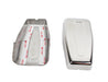 Kentrol 30018 Jeep JK Liftgate Hinge Overlays Pair 07-18 Wrangler JK Polished Silver Kentrol - Truck Part Superstore