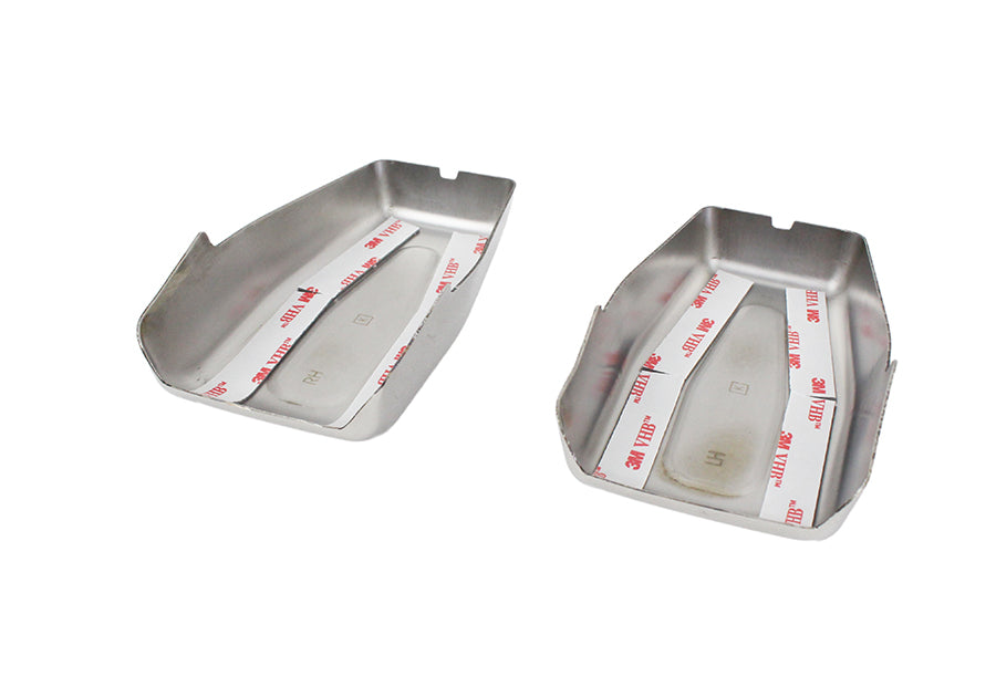 Kentrol 30018 Jeep JK Liftgate Hinge Overlays Pair 07-18 Wrangler JK Polished Silver Kentrol - Truck Part Superstore