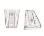 Kentrol 30019 Jeep JK Hood Hinge Overlays Pair 07-18 Wrangler JK Polished Silver Kentrol - Truck Part Superstore