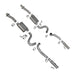 BBK Performance Parts 3001 1986-2004 MUSTANG GT LX COBRA VARITUNE FULL CAT BACK EXHAUST SYSTEM SS TIPS - Truck Part Superstore