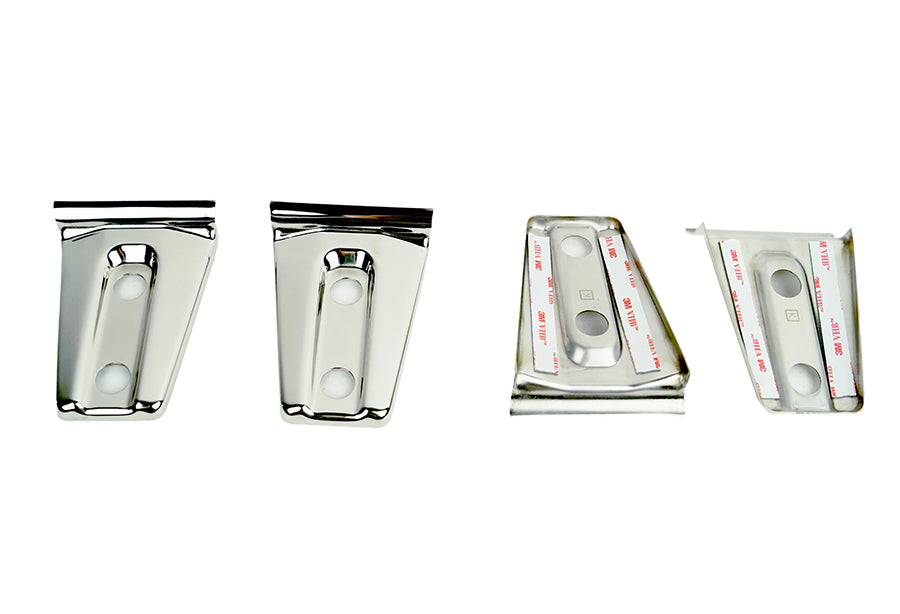Kentrol 30020 Jeep JK Door Hinge Overlays 4 Pieces 2 Door 07-18 Wrangler JK Polished Silver Kentrol - Truck Part Superstore