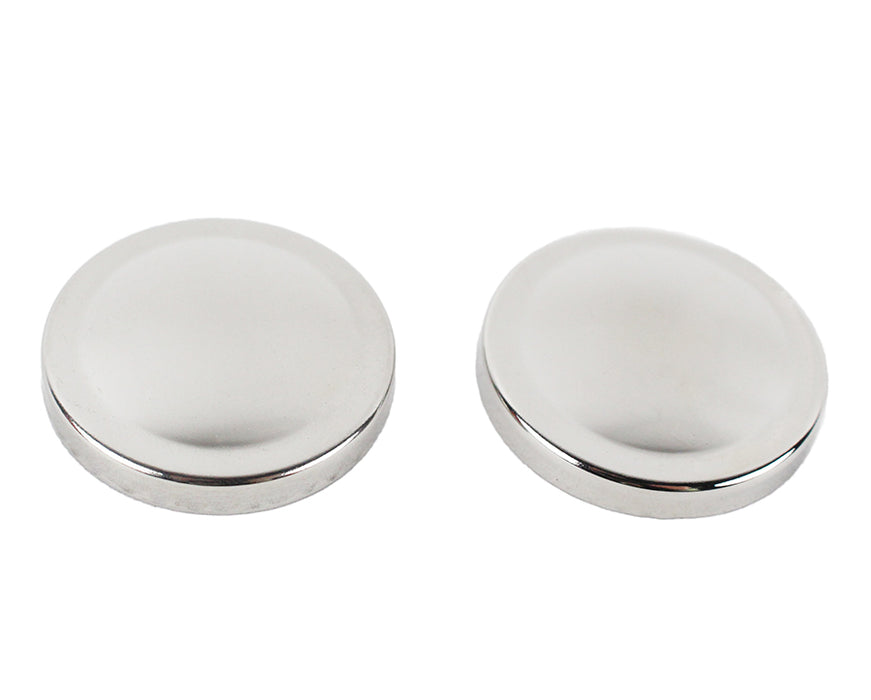 Kentrol 30022 Jeep JK Liftgate Button Covers Pair 07-18 Wrangler JK Polished Silver Kentrol - Truck Part Superstore