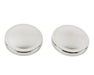 Kentrol 30022 Jeep JK Liftgate Button Covers Pair 07-18 Wrangler JK Polished Silver Kentrol - Truck Part Superstore