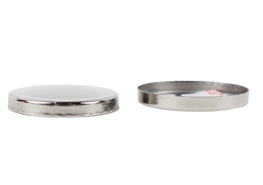 Kentrol 30022 Jeep JK Liftgate Button Covers Pair 07-18 Wrangler JK Polished Silver Kentrol - Truck Part Superstore