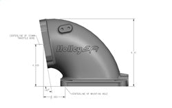 Holley EFI 300-248 EFI Throttle Body Intake Elbow - Truck Part Superstore