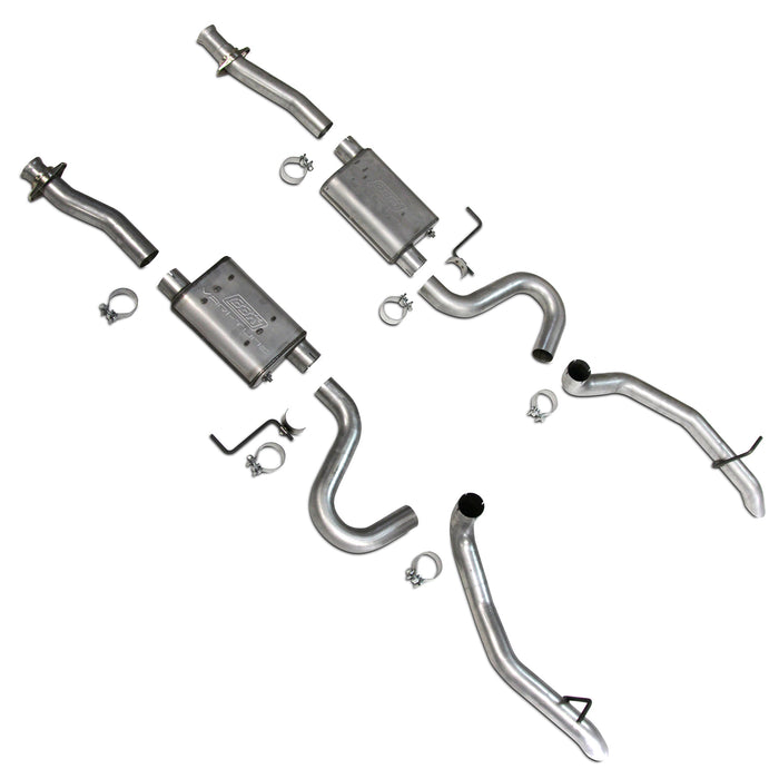 BBK Performance Parts 3002 1987-1993 MUSTANG GT ONLY VARITUNE FULL CAT BACK EXHAUST SYSTEM. - Truck Part Superstore