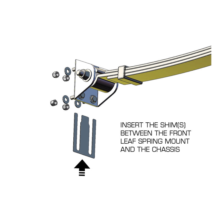 Hotchkis Performance 3003 Mopar Thrust Angle Shims for Hotchkis Sport Suspension Leaf Spring Kits - Truck Part Superstore