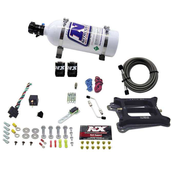 Nitrous Express 30040-05 4150 4-BBL/GASOLINE (50-100-150-200-250-300HP) WITH 5LB BOTTLE - Truck Part Superstore