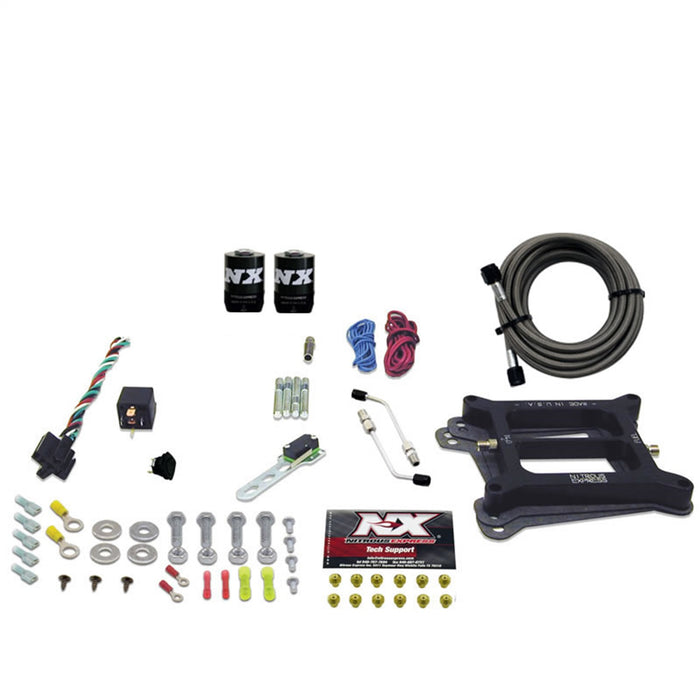 Nitrous Express 30045-00 4150 4-BBL/ALCOHOL (50-100-150-200-250-300HP) LESS BOTTLE - Truck Part Superstore