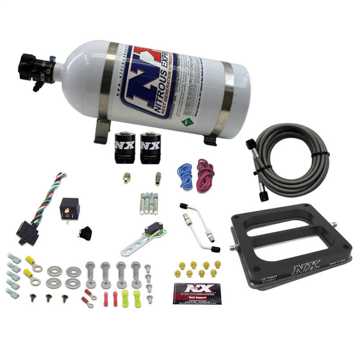 Nitrous Express 30070-10 Dominator/GASOLINE (50-100-150-200-250-300HP) WITH 10LB BOTTLE - Truck Part Superstore