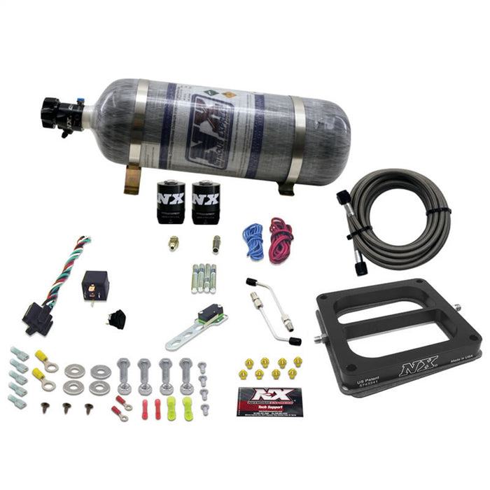 Nitrous Express 30070-12 Dominator/GASOLINE (50-100-150-200-250-300HP) WITH COMPOSITE BOTTLE - Truck Part Superstore