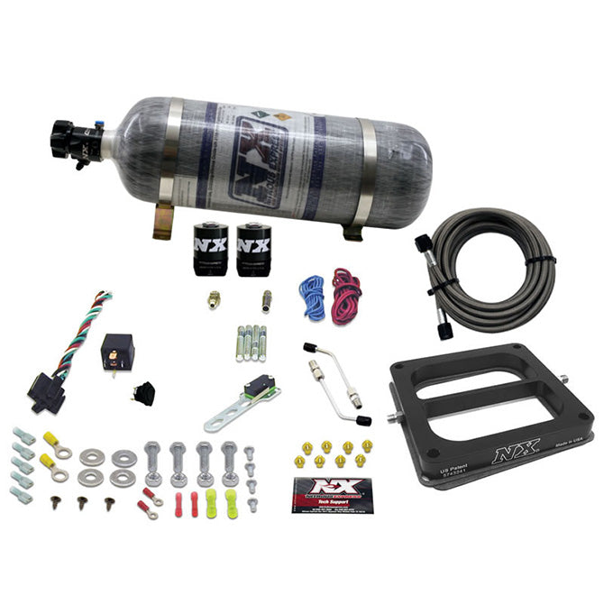 Nitrous Express 30070-12 Dominator/GASOLINE (50-100-150-200-250-300HP) WITH COMPOSITE BOTTLE - Truck Part Superstore