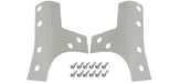 Kentrol 30074 Jeep JK Windshield Support Overlays Pair 07-18 Wrangler JK Polished Silver Kentrol - Truck Part Superstore