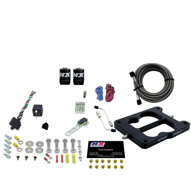 Nitrous Express 30080-00 Q-JET/HOLLEY SPREAD BORE (50-100-150-200-250-300HP) LESS BOTTLE - Truck Part Superstore