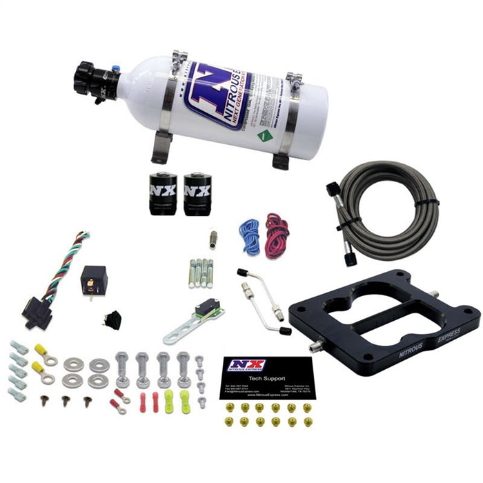 Nitrous Express 30080-05 Q-JET/HOLLEY SPREAD BORE (50-100-150-200-250-300HP) WITH 5LB BOTTLE - Truck Part Superstore