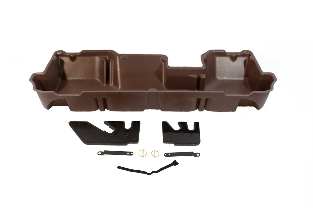 DU-HA 30102 DU-HA® Underseat Storage; Incl. Gun Rack/Organizer; Brown; - Truck Part Superstore