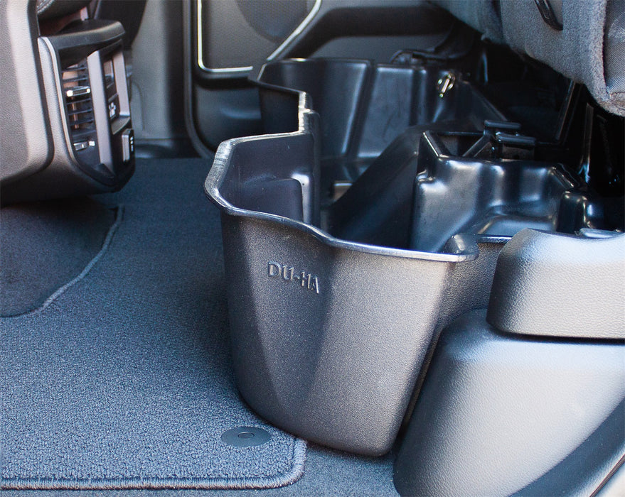 DU-HA 30106 DU-HA® Underseat Storage; Incl. Gun Rack/Organizer; Brown; - Truck Part Superstore