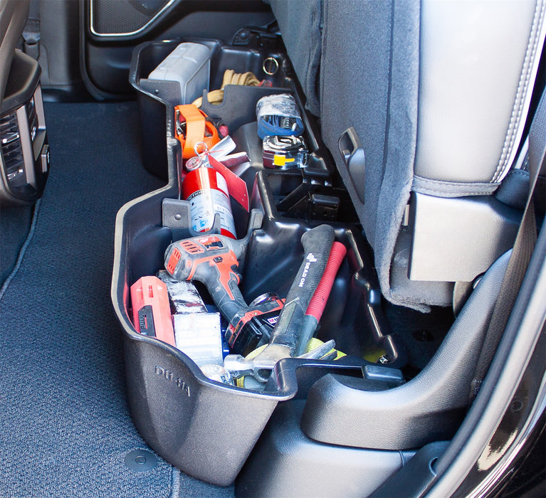 DU-HA 30104 DU-HA® Underseat Storage; Incl. Gun Rack/Organizer; Black; - Truck Part Superstore