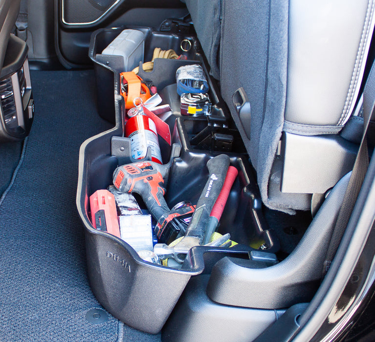 DU-HA 30104 DU-HA® Underseat Storage; Incl. Gun Rack/Organizer; Black; - Truck Part Superstore