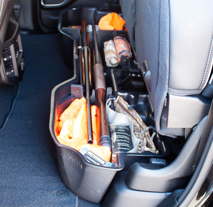 DU-HA 30106 DU-HA® Underseat Storage; Incl. Gun Rack/Organizer; Brown; - Truck Part Superstore