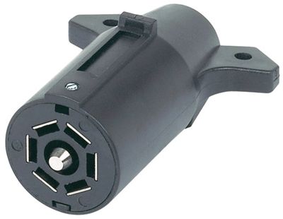 Husky Towing 30135 Trailer Side Plug 7 RV Blade Without Wire Plastic Carded - Truck Part Superstore