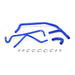 Mishimoto MMHOSE-MUS4-15ANCBL Ford Mustang EcoBoost Silicone Ancillary Hose Kit, 2015-2017, Blue - Truck Part Superstore