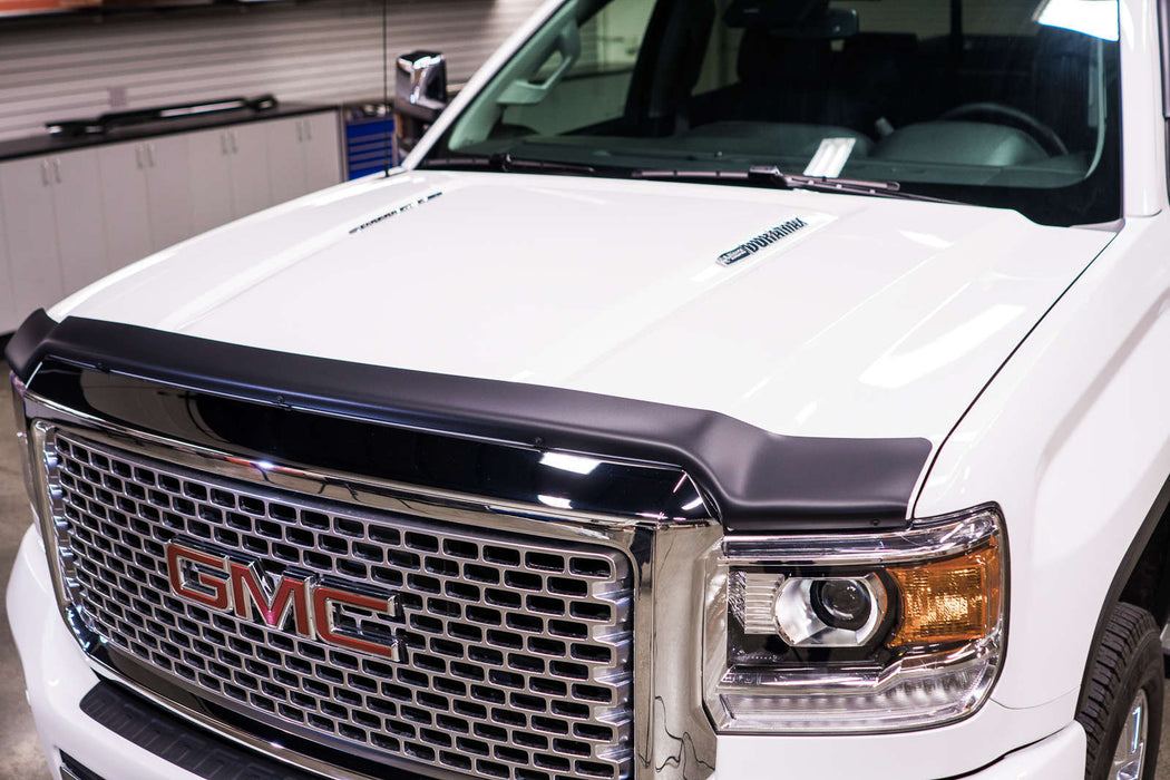 EGR 301585 EGR Superguard Style Black Hood Guard-proudly made in the USA. - Truck Part Superstore