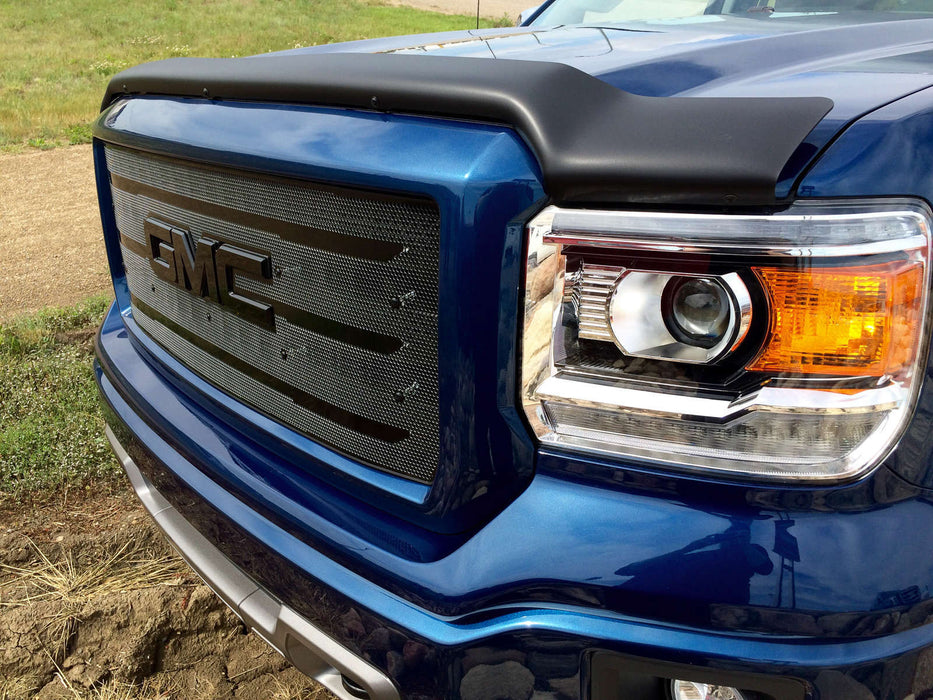 EGR 301585 EGR Superguard Style Black Hood Guard-proudly made in the USA. - Truck Part Superstore