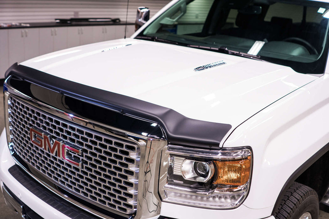EGR 301585 EGR Superguard Style Black Hood Guard-proudly made in the USA. - Truck Part Superstore